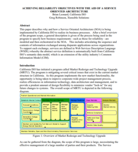 SOA Design for Market Program