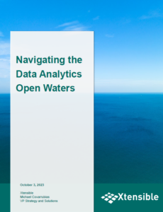 navigating the open waters of data analytics cover